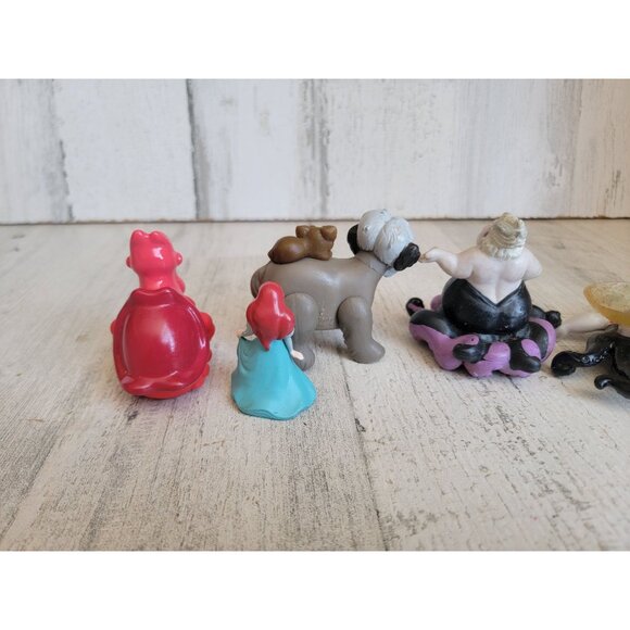 Ursula little mermaid Ariel Sebastian collectible toy figure set - Picture 6 of 7